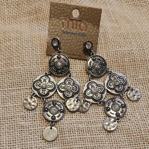 🔥3 For 10🔥 Mia Collection Silver Dangle Earrings